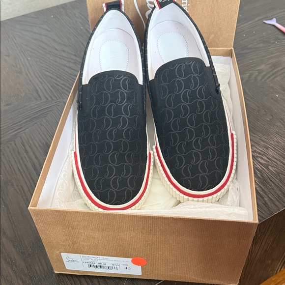 Brand new Christian Louboutin Black and White Boat Shoes - Picture 7 of 8